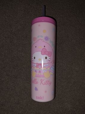 Hello Kitty Pink Insulated Kids Tumbler with Straw - Zak!